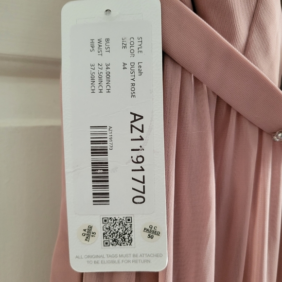 Azazie Bridesmaid Dress nwt - Picture 4 of 8
